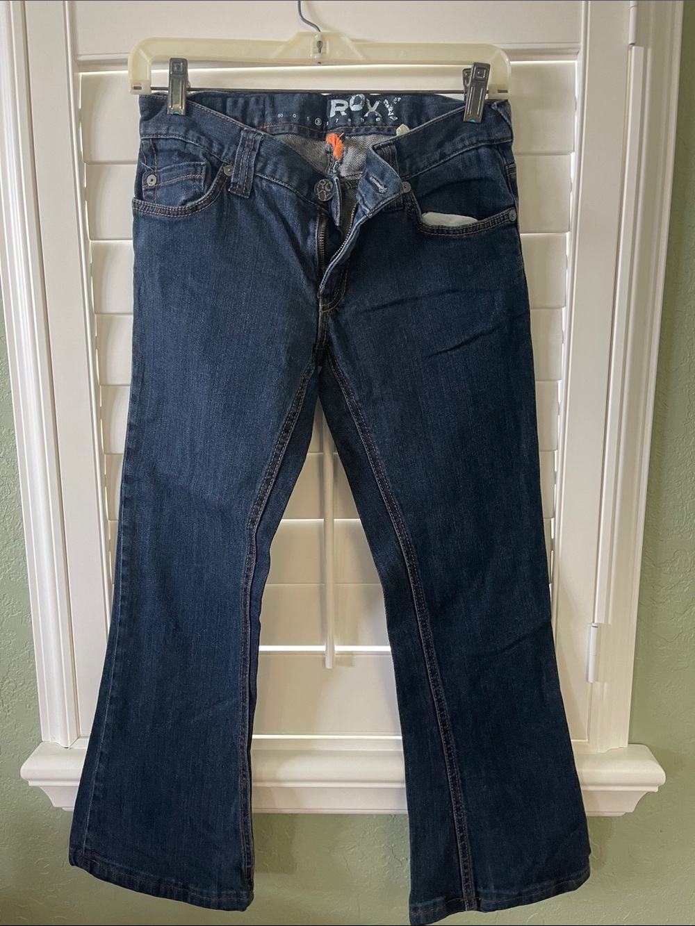 Roxy Women's Dark Blue Flare Jeans